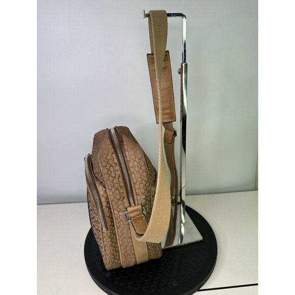 Vintage Coach 4274 Shoulder Bag Canvas/Leather Brown - Picture 3 of 10